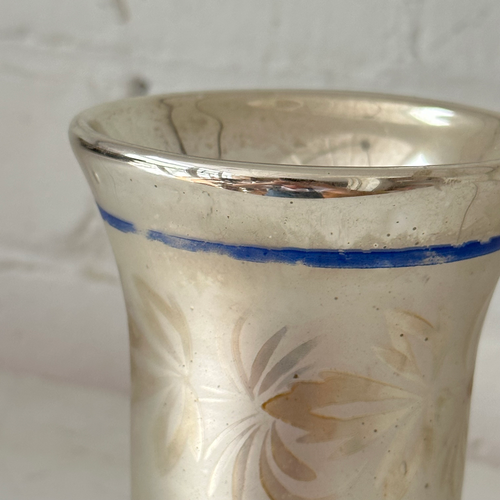 19th Century Mercury Glass Vase (#MG02)