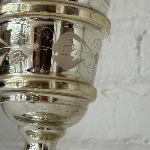 19th Century Mercury Glass Vase (#MG03)