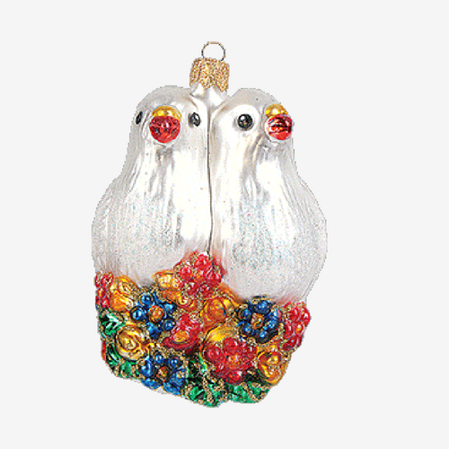 Two Turtle Doves Ornament