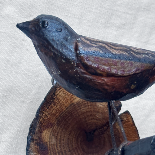 Black Forest Carved Bird (#B1107)