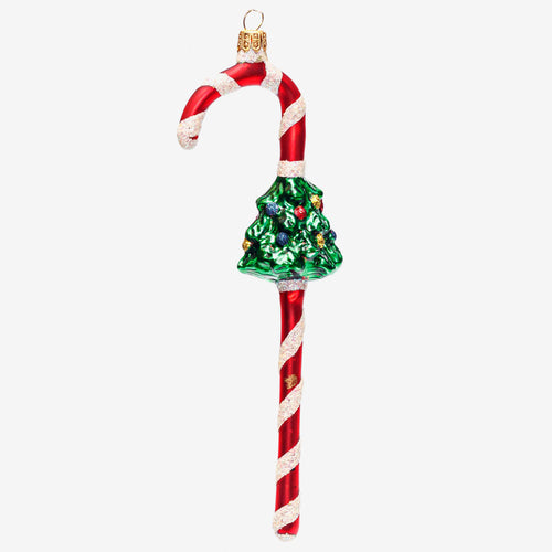 Christmas Tree Candy Cane Ornament