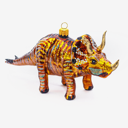 Triceratops Dinosaur Ornament