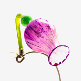 Purple Flower Clip-on Ornament