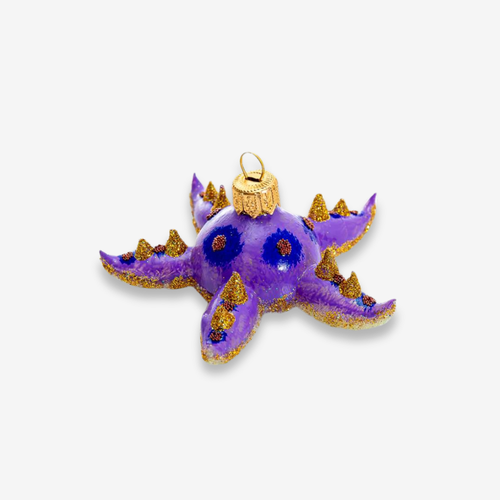 Purple Starfish Ornament