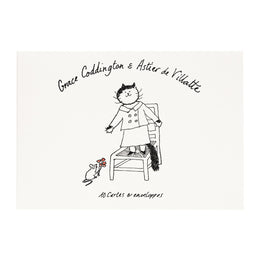 Grace Coddington Blondie and Jimi Cat Adventures Cards & Envelope Set of 10