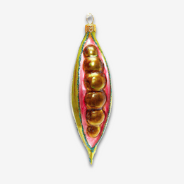 Pea Pod Ornament