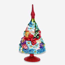 Flower Christmas Tree on Base Tree Topper