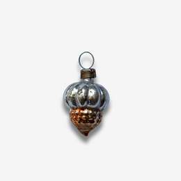 Nostalgic Mini Silver & Gold Ornament