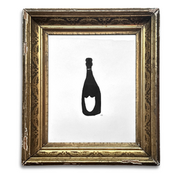 "Dom" Champagne in a Vintage Frame