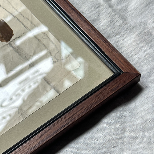Early 20th-century Framed Naïve Watercolor Illustration by Caroline Thompson