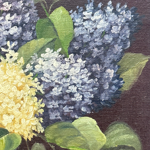 Early 20th Century Dutch Panicle Hydrangea Still Life Painting