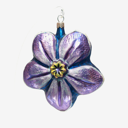 Purple Magnolia Blossom Ornament