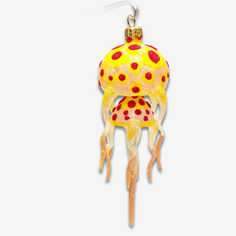 Yellow & Pink Jellyfish Ornament