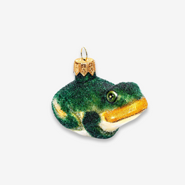 Small Green Frog Ornament