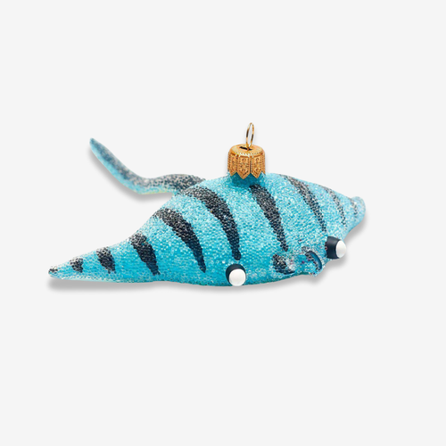 Blue Stingray Ornament