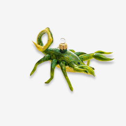 Yellow & Green Scorpion Ornament