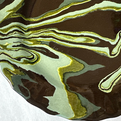 Marbled Dessert Plate XVIIIe (CP #1110)