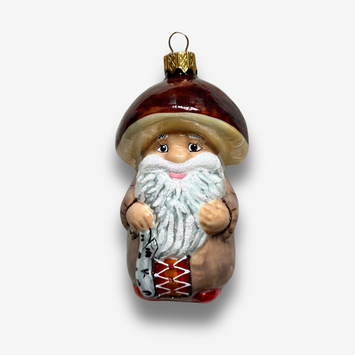 Nostalgic Brown Mushroom Man Ornament