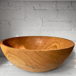 Spencer Peterman Cherry Wood 15" Round Bowl (# 12)