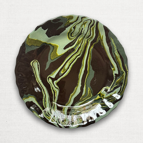 Marbled Dessert Plate XVIIIe (CP #1110)