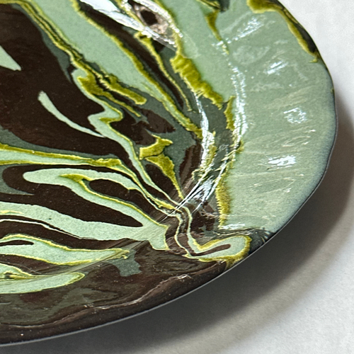 Marbled Dessert Plate XVIIIe (CP #1112)