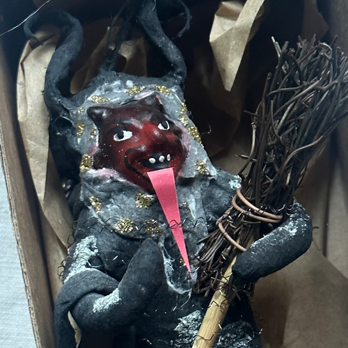 Nostalgic Cotton Krampus Ornament