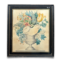 Framed 19th-century British School Floral Print