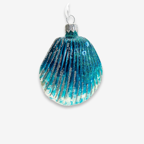 Blue Sea Shell Ornament