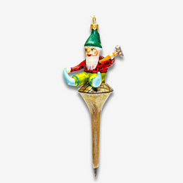 Gnome on Nail Ornament