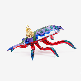 Purple & Red Bug Ornament