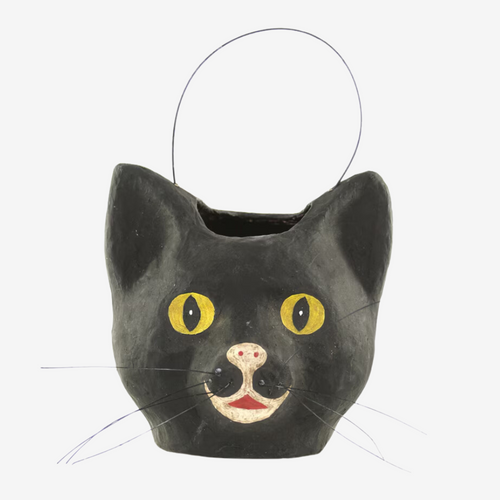 Vintage Black Cat Candy Bucket