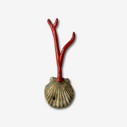 Decorative Porcelain Shell Charm (BC202)