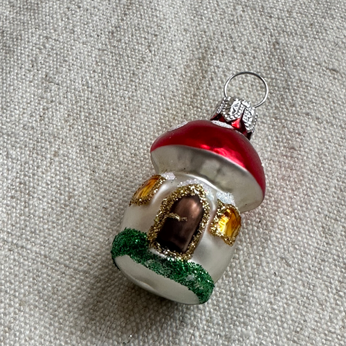 Nostalgic Mini Mushroom House Ornament