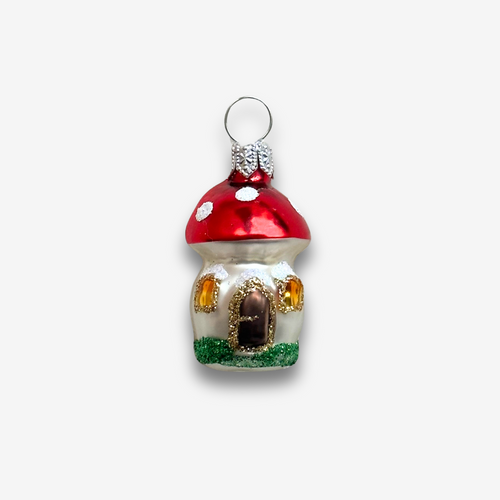 Nostalgic Mini Mushroom House Ornament