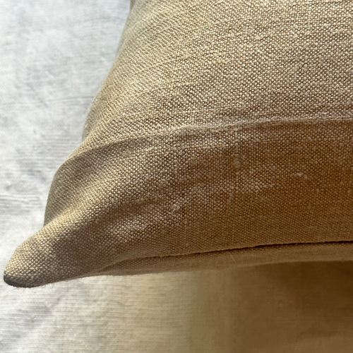 19th Century French Linen Pillow (#170)