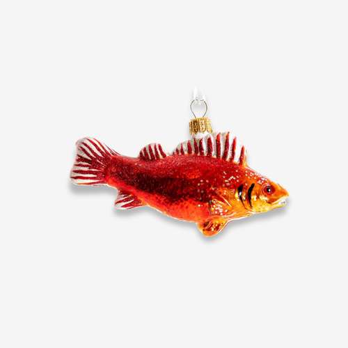 Orange & Red Fish Ornament