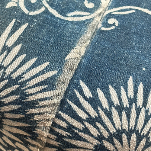 19th Century Chinese Batik Pillow (#173)