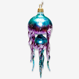 Purple & Blue Jellyfish Ornament