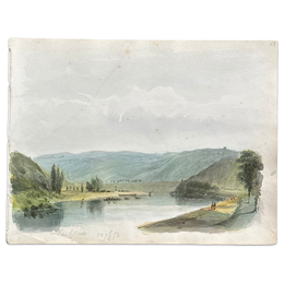 19th Century French Watercolor Painting by Alphonse Baril (63)