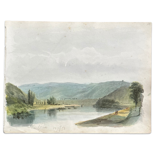 19th Century French Watercolor Painting by Alphonse Baril (63)