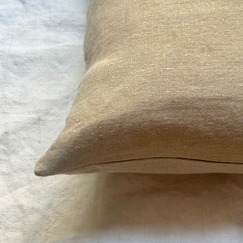 19th Century French Linen Pillow (#189)