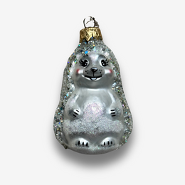 Nostalgic Silver Hedgehog Ornament