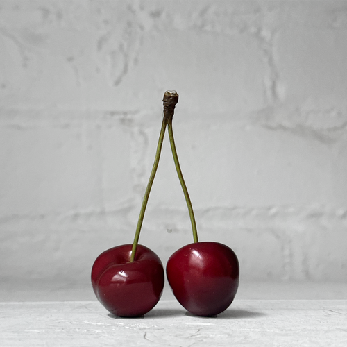 Three Porcelain Cherries