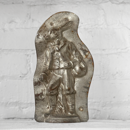Antique Chocolate Mr. Rabbit Tin Mold (#18)