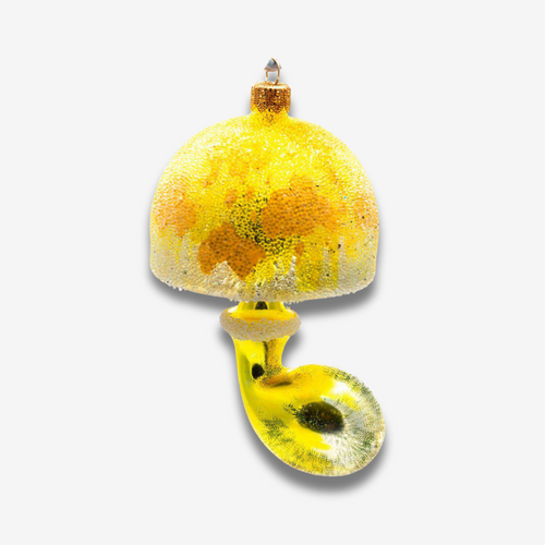 Yellow Mushroom Ornament