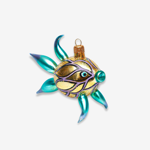 Yellow & Blue Fish Ornament