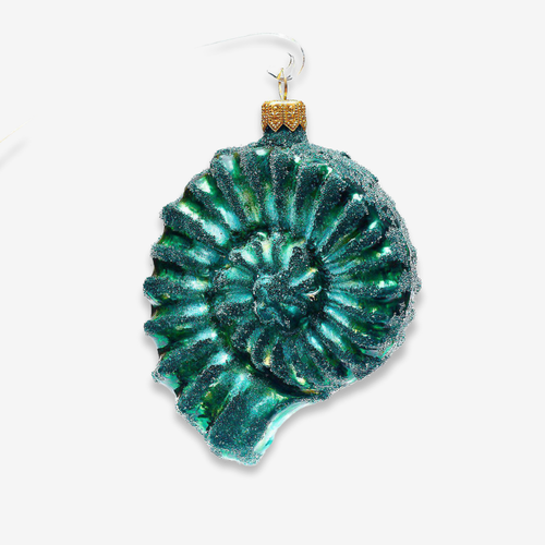 Turquoise & Green Shell Ornament