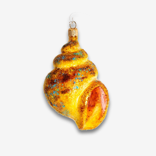 Yellow & Brown Sea Sell Ornament