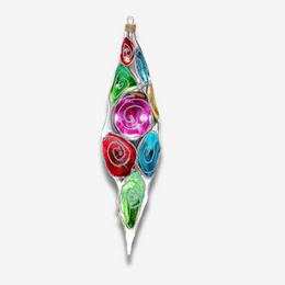 Multicolor Fantasy Icicle Ornament