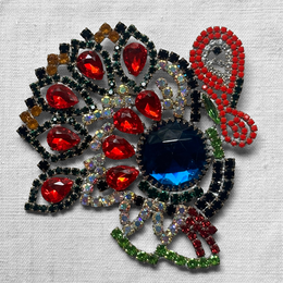 Turkey Glass Crystal Brooch